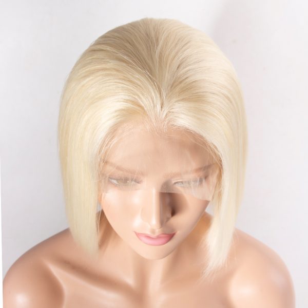 613 STRAIGHT BOB 13x4 LACE FRONTAL REMY HAIR WIG