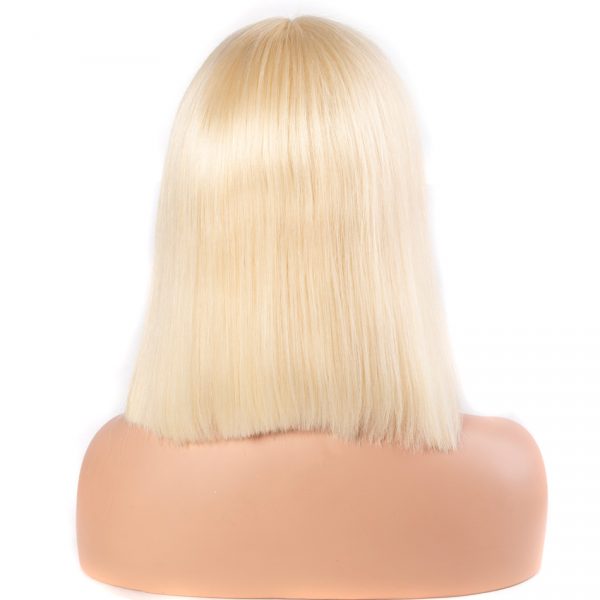 613 STRAIGHT BOB 13x4 LACE FRONTAL REMY HAIR WIG - Image 5