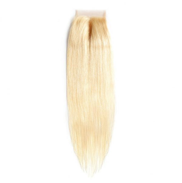 BLONDE #613 COLOR 5x5 REMY HAIE LACE CLOSURE STRAIGHT/BODY WAVE - Image 6