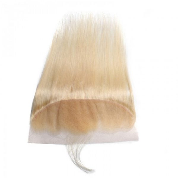 BLONDE #613 13x4 REGULAR SWISS LACE FRONTAL RAW VIRGIN HAIR STRAIGHT/BODY WAVE - Image 5