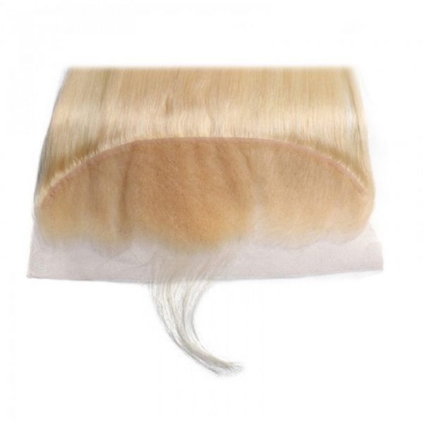BLONDE #613 13x4 REGULAR SWISS LACE FRONTAL RAW VIRGIN HAIR STRAIGHT/BODY WAVE - Image 7