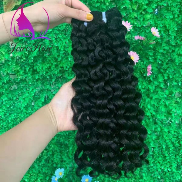 DOUBLE DRAWN/SUPER DOUBLE DRAWN HAIR BUNDLE NATURAL COLOR REMY HUMAN HAIR BUNDLES - Image 2