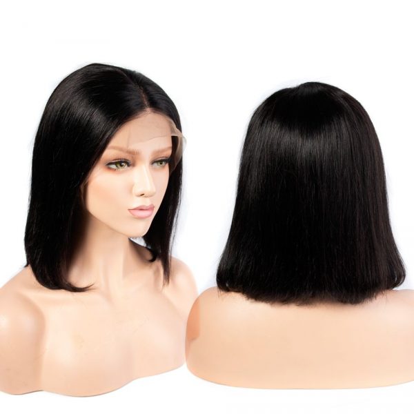 BOB HAIR PREMADE 13x4 LACE FRONTAL REMY HAIR WIG - Image 2