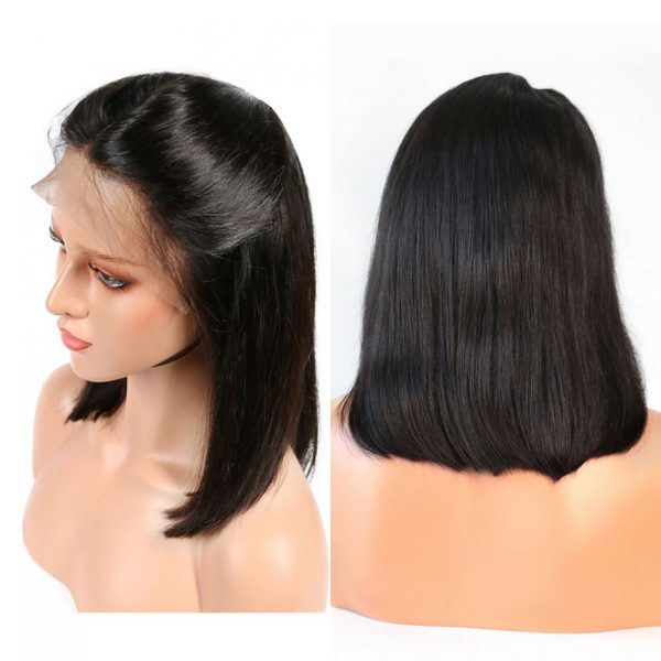 BOB HAIR PREMADE 13x4 LACE FRONTAL REMY HAIR WIG