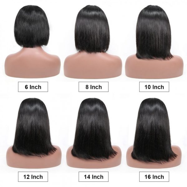 BOB Hair Wig Natural Color Full Lace Wig - Image 2