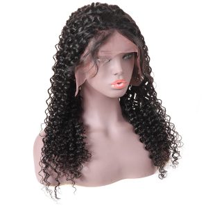 DEEP CURLY 13x4 LACE FRONTAL WIG NATURAL COLOR WIG