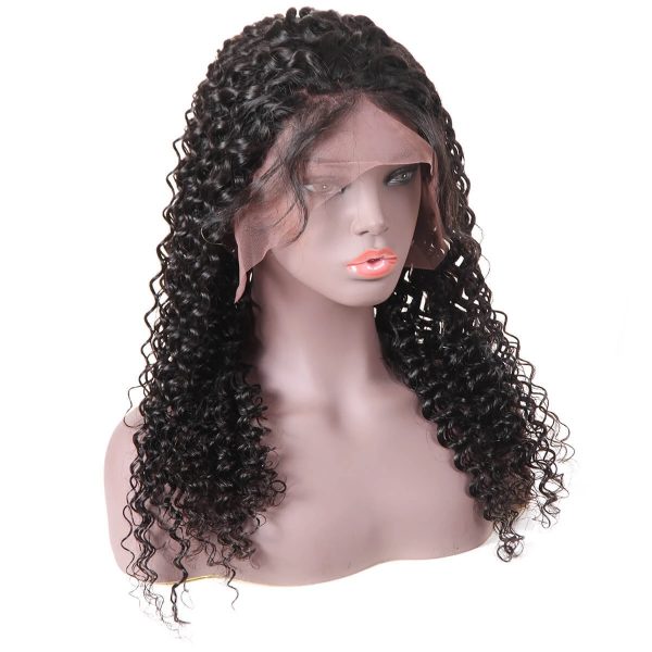 DEEP CURLY 13x4 LACE FRONTAL WIG NATURAL COLOR WIG