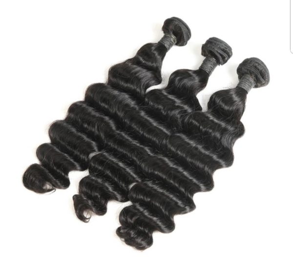 LOOSE DEEP WAVE HAIR BUNDLES