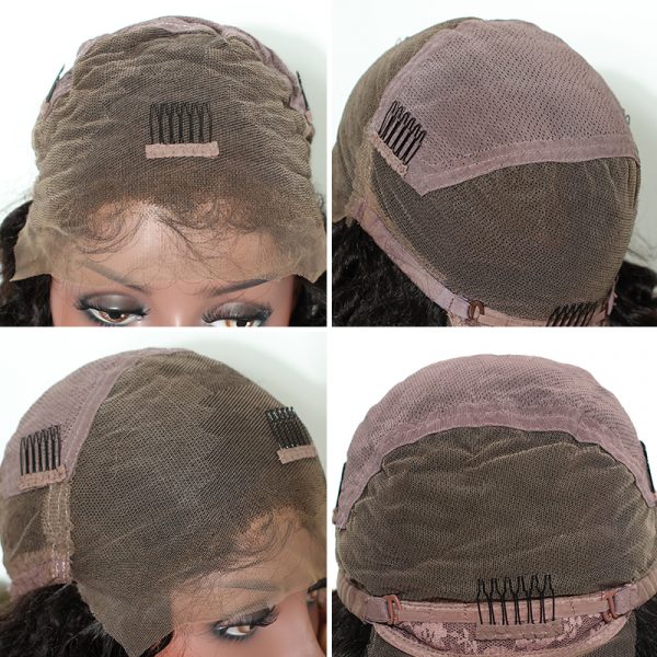 FULL LACE WIG SWISS TRANSPARENT LACE REMY HAIR ALL TEXTURE - Image 4