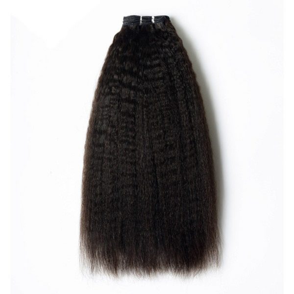 CHINESE RAW HAIR VIRGIN HAIR KINKY STRAIGHT TEXTURE  HAIR BUNDLE NATURAL COLOR