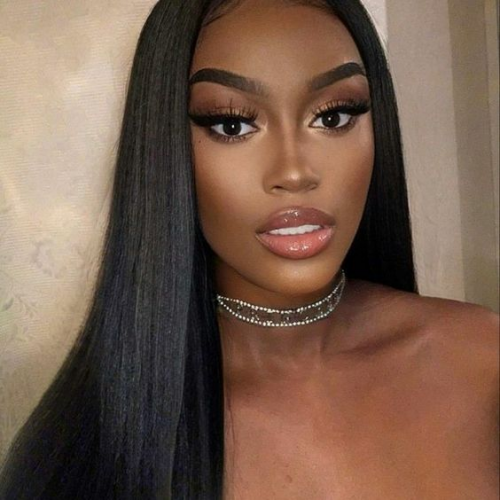Click to view full screen 13x4 SWISS LACE FRONTAL RAW VIRGIN HAIR WIG ALL TEXTURES photo review