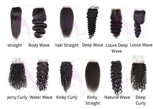 9x6 HD LACE CLOSURE REMY HAIR ALL TEXTURES - Image 3