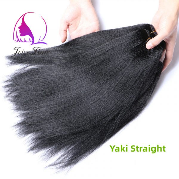 LIGHT YAKI/COARSE YAKI Hair Texture CHINESE RAW HAIR VIRGIN HAIR BUNDLE NATURAL COLOR - Image 3