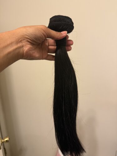 STRAIGHT HAIR BUNDLES NATURAL COLOR photo review