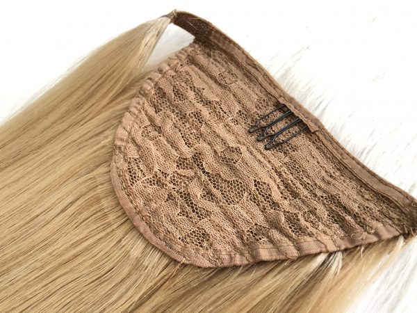 PONYTAIL PREMIUM HAIR EXTENSTION SOLID DARK COLOR - Image 2
