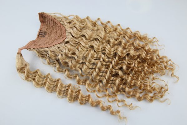 PONYTAIL PREMIUM HAIR EXTENSTION SOLID DARK COLOR - Image 3