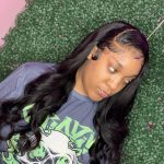 13x4 Transparent Lace Frontal with 3 Bundles All Textures Remy Human Hair photo review