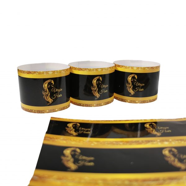Custom Wraps For Hair Bundles Personalized Logo Design - Image 3