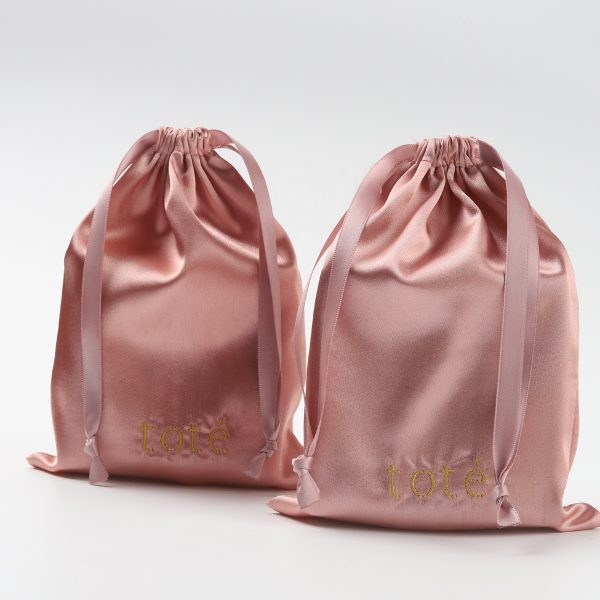 Custom Logo Satin Bags For Hair Wigs/Bundles/Extensions