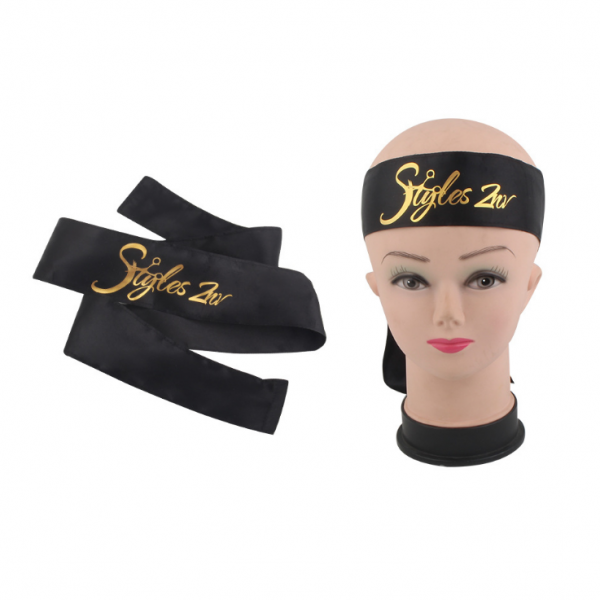 Custom Logo Satin Edge Wrap For Hair Extensions