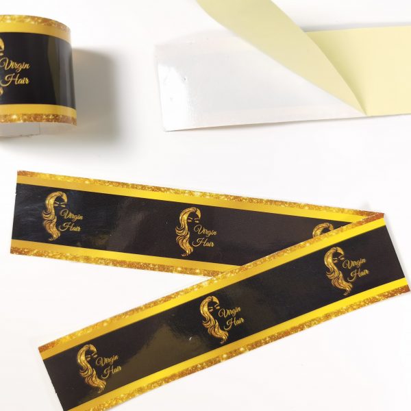 Custom Wraps For Hair Bundles Personalized Logo Design - Image 2