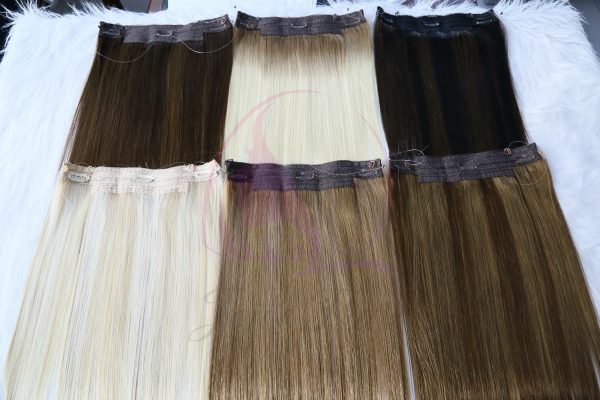 HALO HAIR EXTENSION PREMIUM HAIR DARK COLOR - Image 3