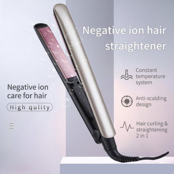 Hair Straightener Flat Iron 2in1 Straightener and Curler