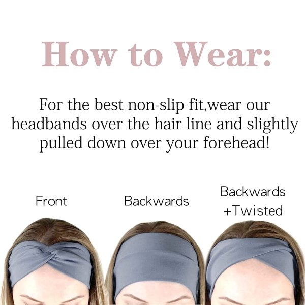 Headbands For Wig Elastic Hair Bands - Image 4
