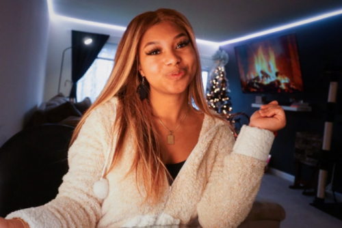 Click to view full screen Color Honey Blonde Highlight 13x4 Lace Frontal Wig photo review