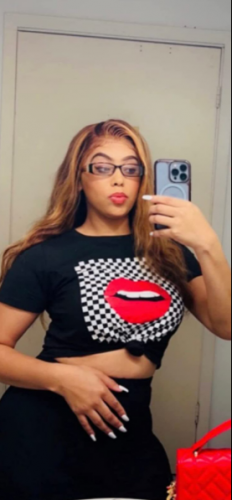 Click to view full screen Color Honey Blonde Highlight 13x4 Lace Frontal Wig photo review