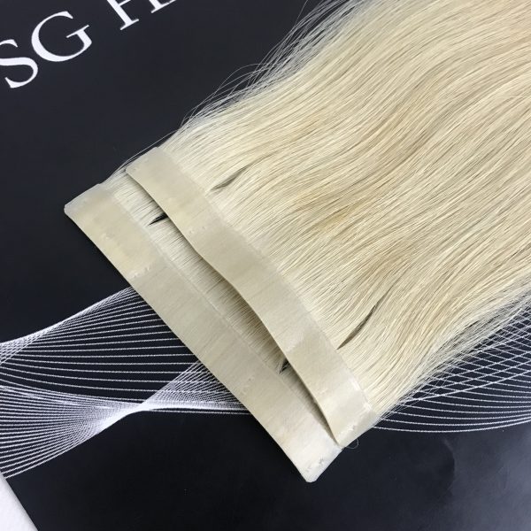SEAMLESS CLIP IN (PU CLIP-INS) PREMIUM HAIR EXTENSIONS SOLID DARK COLOR - Image 6