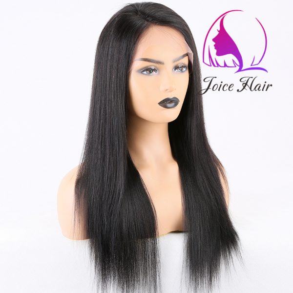 Light Yaki / Coarse Yaki Straight Texture 4x4/5x5 Swiss Lace Closure Remy Hair Wig