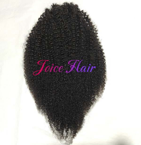 Drawstring Ponytail Hair Extenstions Afro Kinky Coily Curly 3a/3b/3c/4a/4b/4c Texture - Image 8