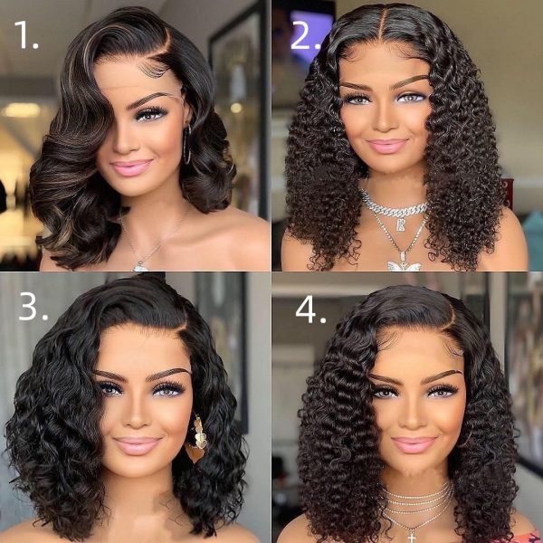 Lace Frontal/Closure Wave/Curly Hair Human Hair Wig