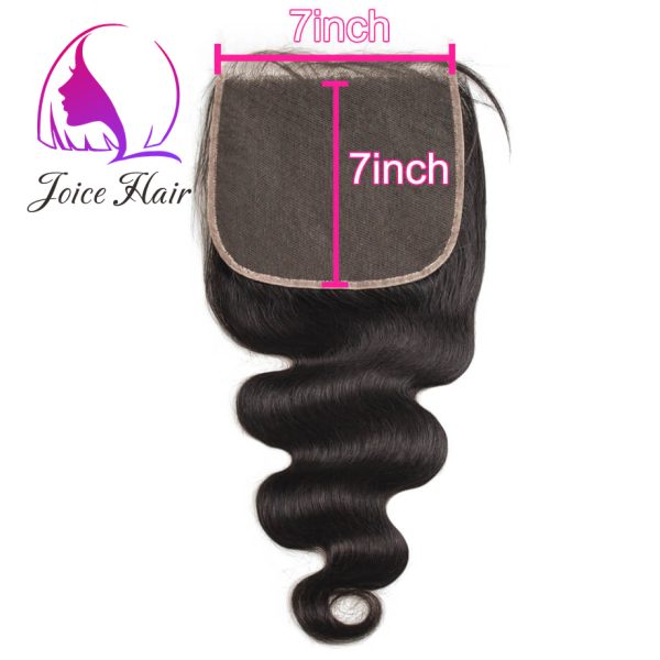 7x7 RAW HAIR REGULAR LACE CLOSURE ALL TEXTURES - Image 2