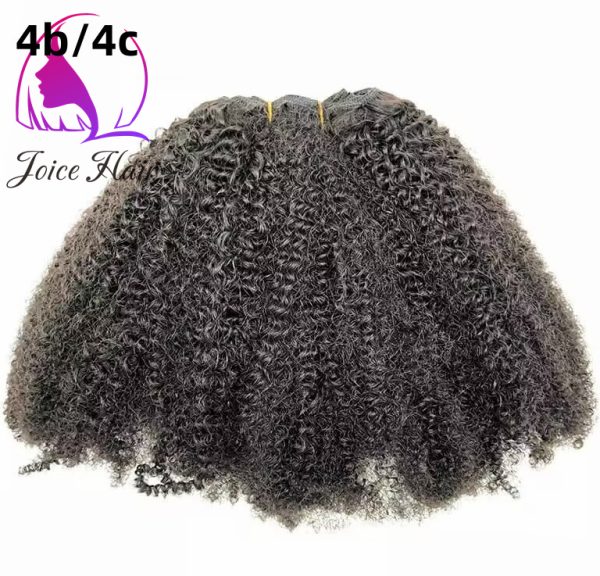 4b/4c Texture Afro Kinky Coily Hair Double Drawn Hair Bundle