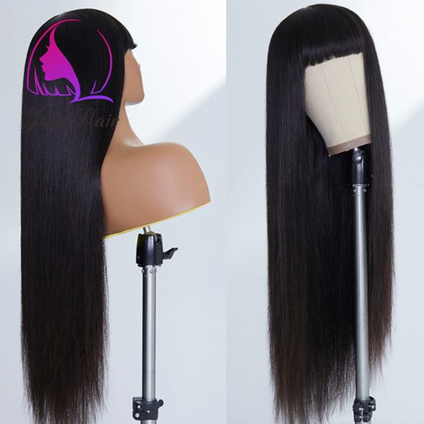 BANG WIG REMY HAIR WIG NO LACE WIG ALL TEXTURES - Image 3
