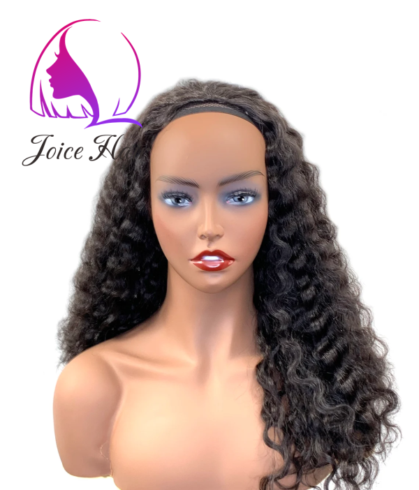 HALF WIG 3/4 WIG RAW HAIR VIRGIN HAIR WIG ALL TEXTURES