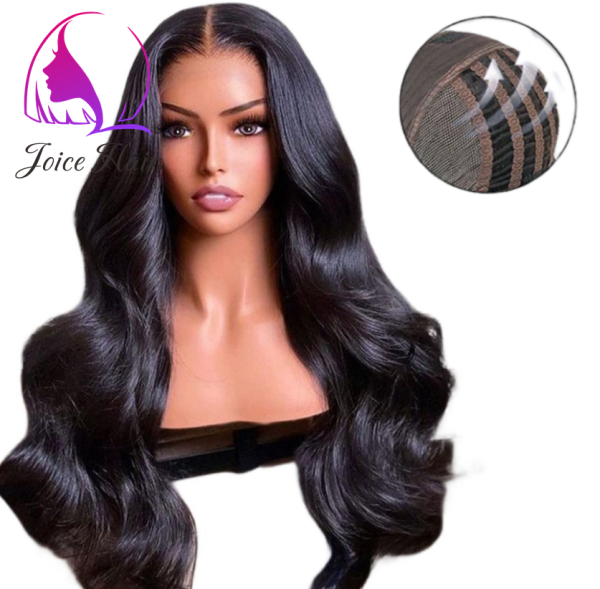 BREATHABLE AIR CAP 13x4 HD LACE REMY HAIR FRONTAL WIG ALL TEXTURES