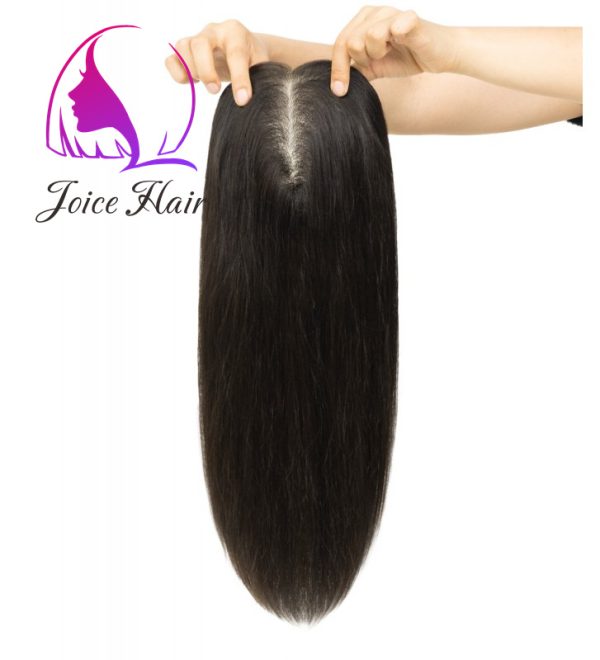 SILK BASE 3x5 HAIR TOPPER WOMAN TOUPEE EXTENSIONS PREMIUM HAIR