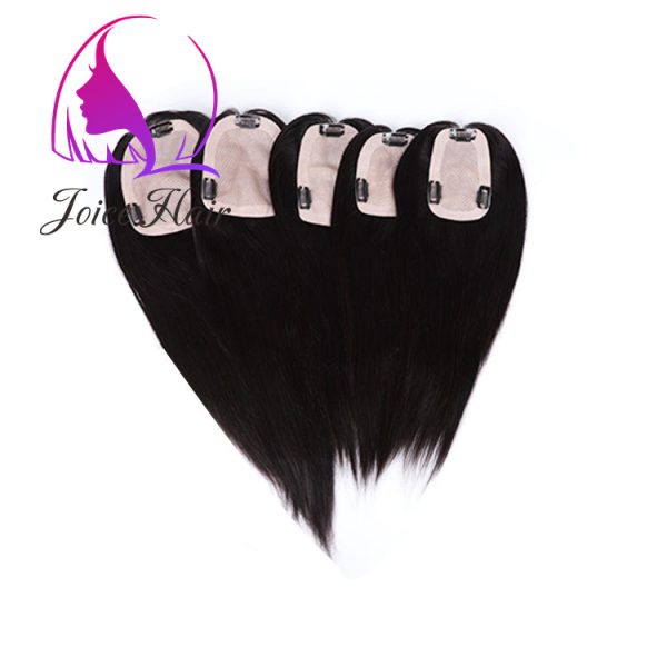 SILK BASE 5x6.5 HAIR TOPPER WOMAN TOUPEE EXTENSIONS PREMIUM HAIR - Image 6
