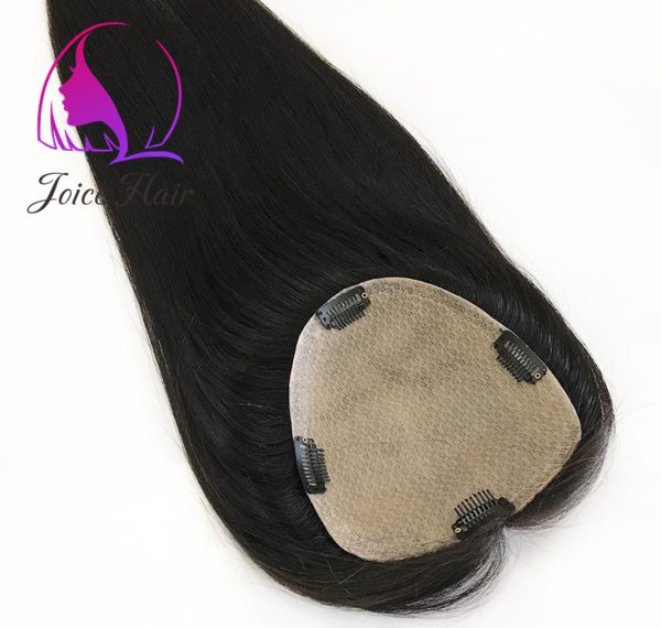 SILK BASE 5x5 HAIR TOPPER WOMAN TOUPEE EXTENSIONS PREMIUM HAIR - Image 2
