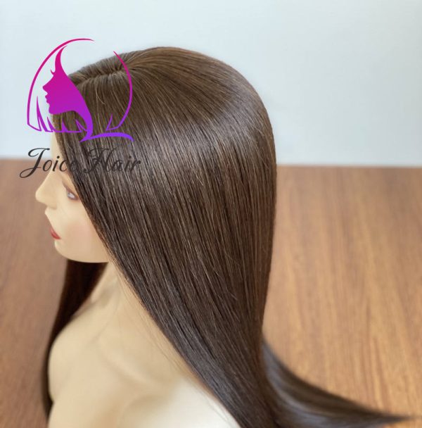 SILK BASE 5x6.5 HAIR TOPPER WOMAN TOUPEE EXTENSIONS PREMIUM HAIR