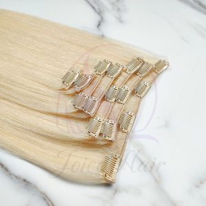 CLIP INS SET PREMIUM HAIR EXTENSION(Solid Light Color)