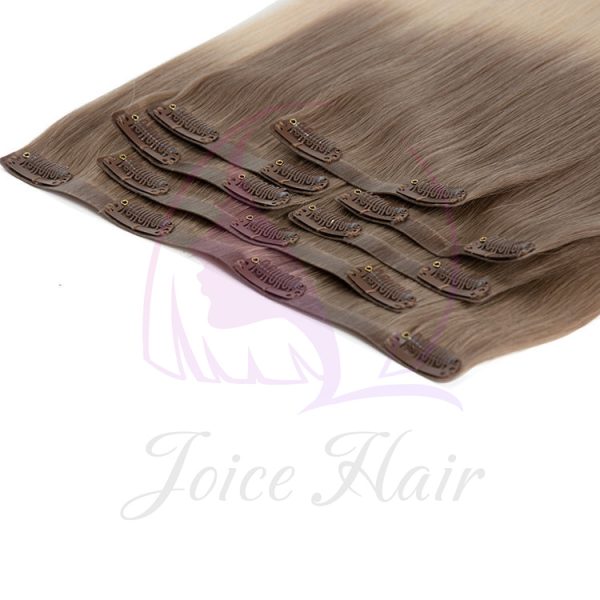 REMY HAIR PU SAMELESS CLIP INS HAIR EXTENSION - Image 2