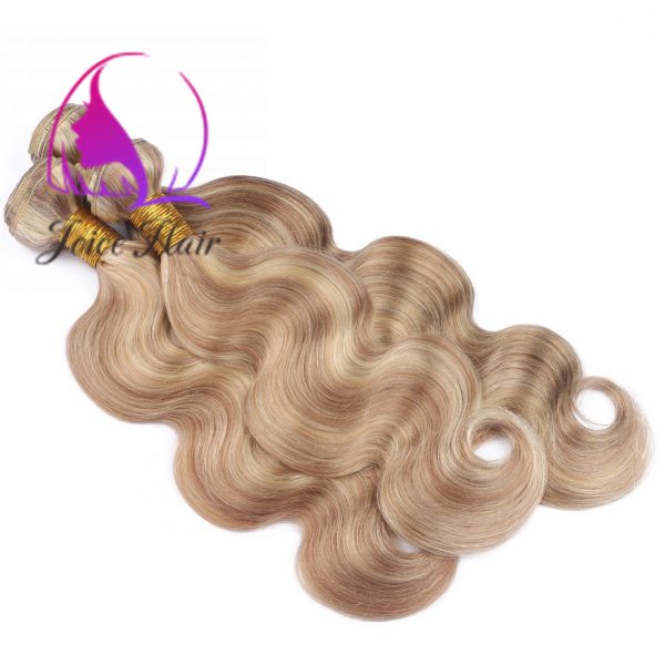 Highlight #27/613 Piano Color Human Hair 3 Bundles - Image 3