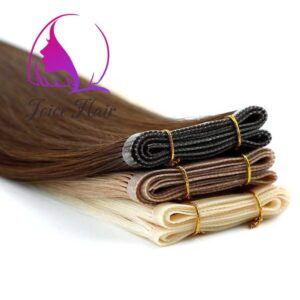 FLAT WEFT PREMIUM HAIR EXTENSION(Solid Dark Color)