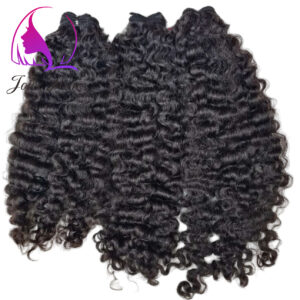 BURMESE CURLY HAIR BUNDLE Natural color Human Hair