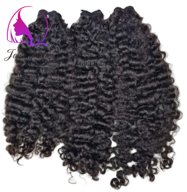 BURMESE CURLY HAIR BUNDLE Natural color Human Hair