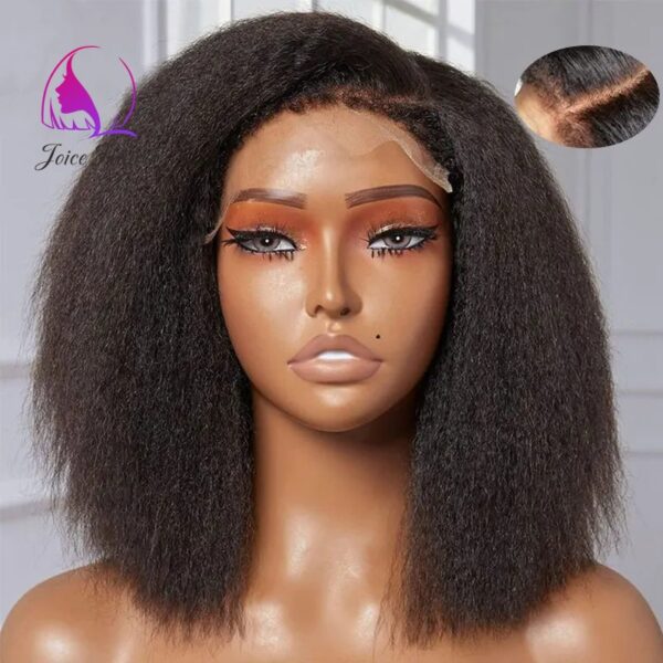 Joice Hair Lace Frontal/Lace Closure Coarse Yaki Hair Wig